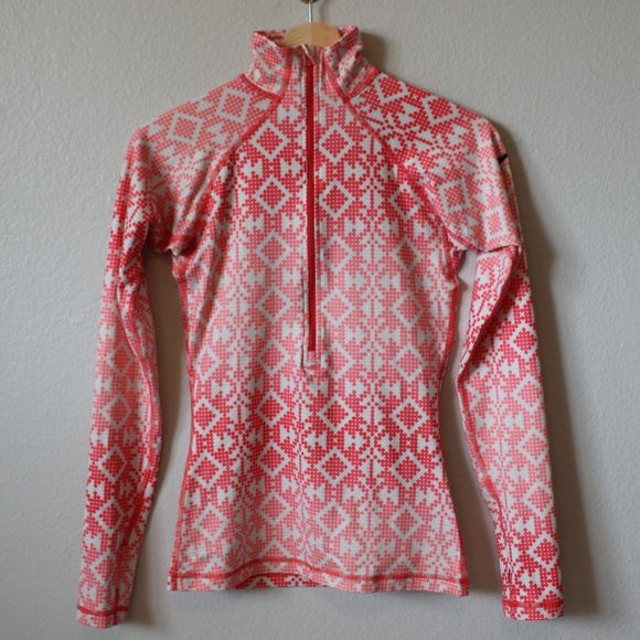 Nike Tops - Nike Women's Pro Warm Half Zip Long Sleeve Shirt